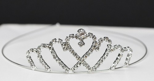 Bling tiara hearts - tiara,