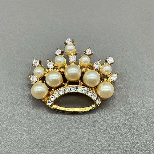 Crown brooch pin - brooch, women
