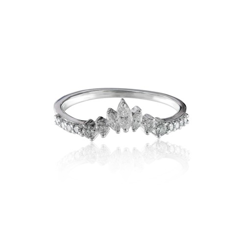 Marquise tiara guard - guard, pave