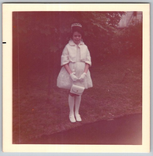 Vtg color snapshot girl - vtg,